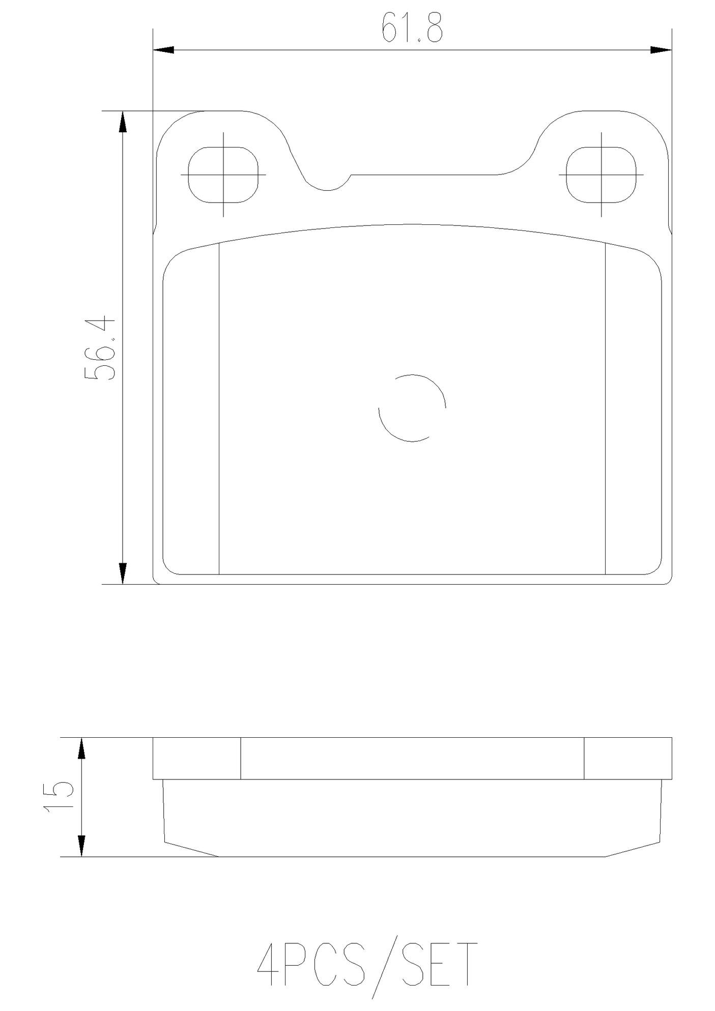 Volvo Disc Brake Pad Set - Rear (Ceramic) 271758 - Brembo P86002N